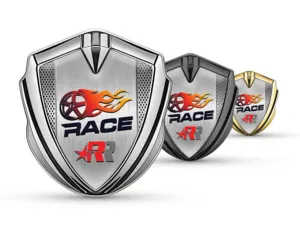 Emblema Metal Badge Stile Minimale Look Lusso